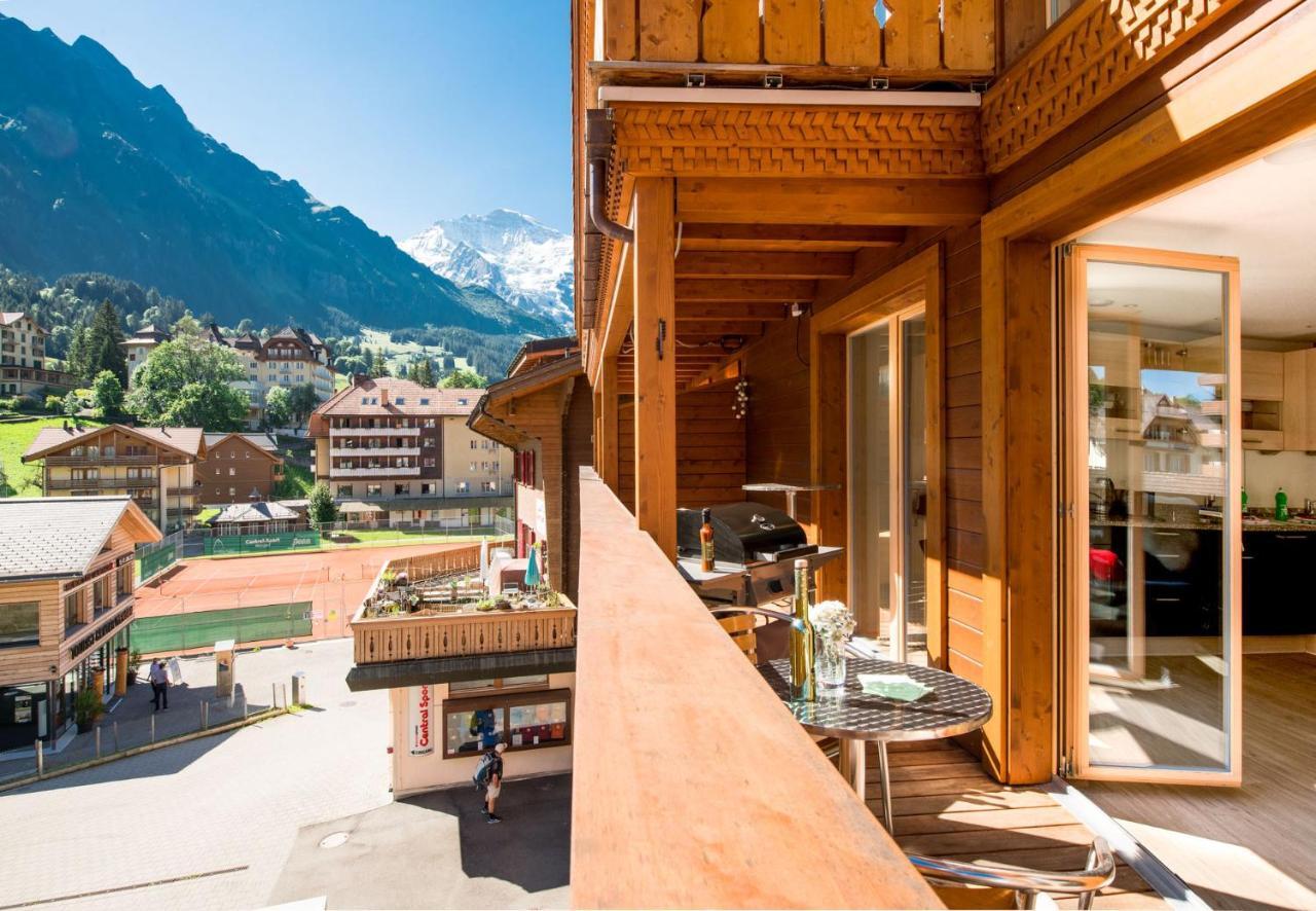 Chalet Belmont Wengen Bagian luar foto