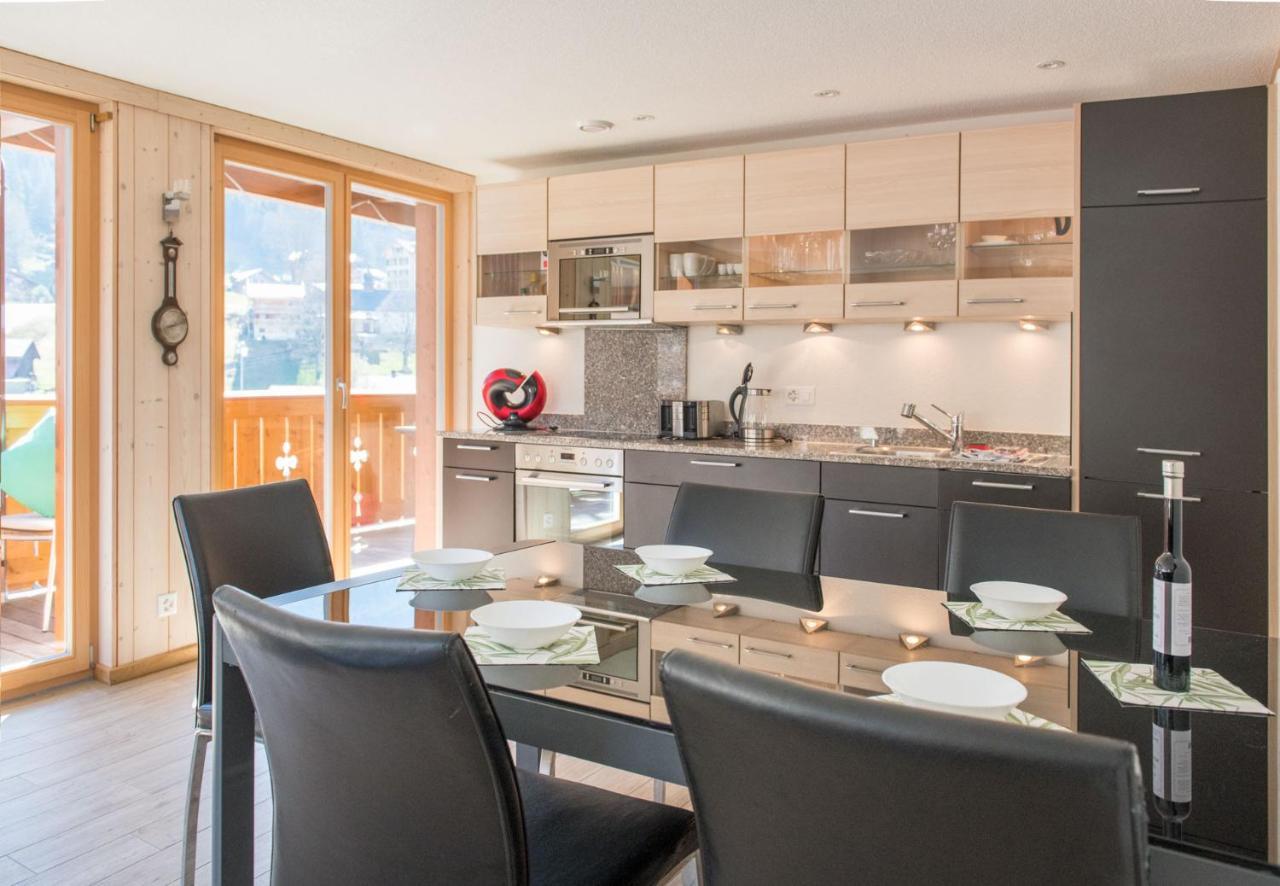 Chalet Belmont Wengen Bagian luar foto