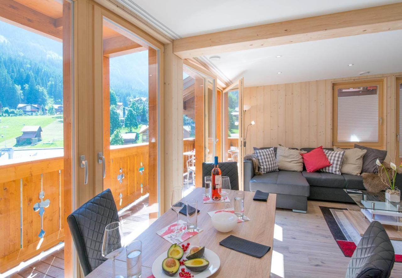 Chalet Belmont Wengen Bagian luar foto