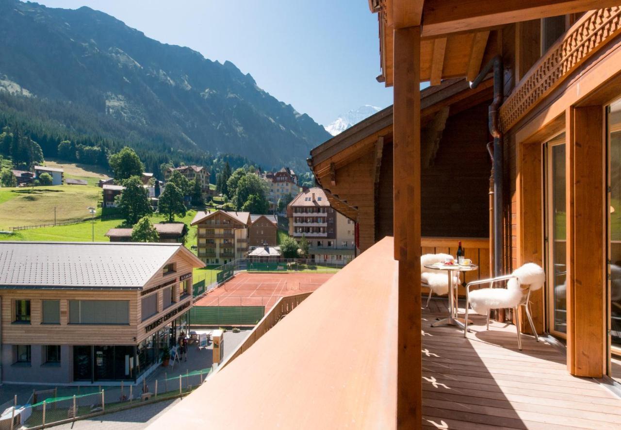 Chalet Belmont Wengen Bagian luar foto