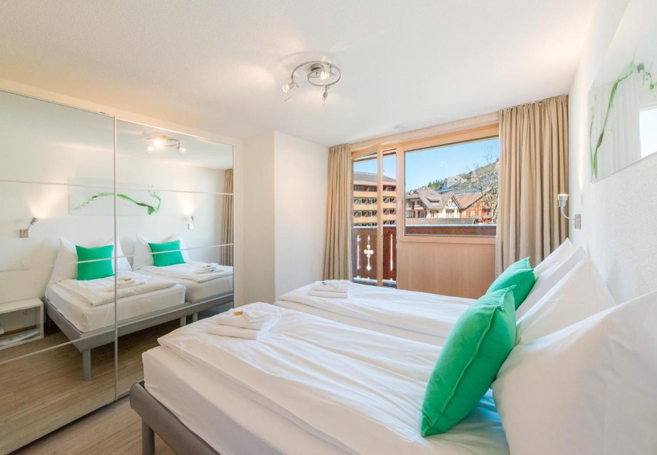 Chalet Belmont Wengen Bagian luar foto