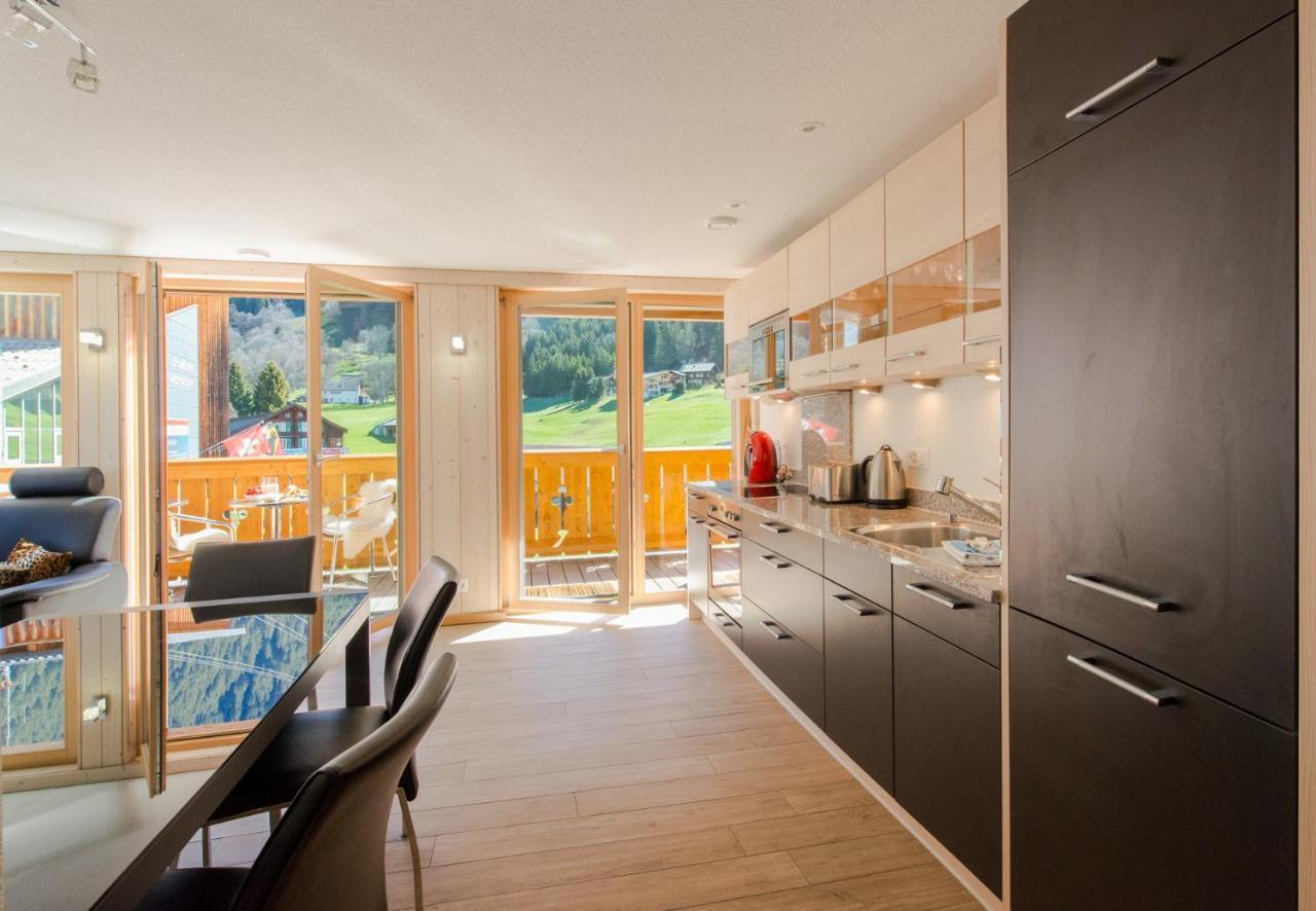 Chalet Belmont Wengen Bagian luar foto
